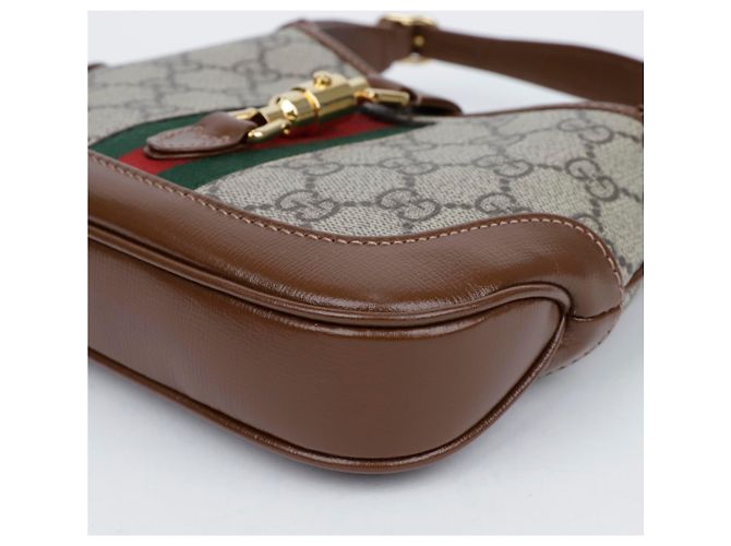 Gucci Bolso Jackie Mini Hobo Beige - vista 8