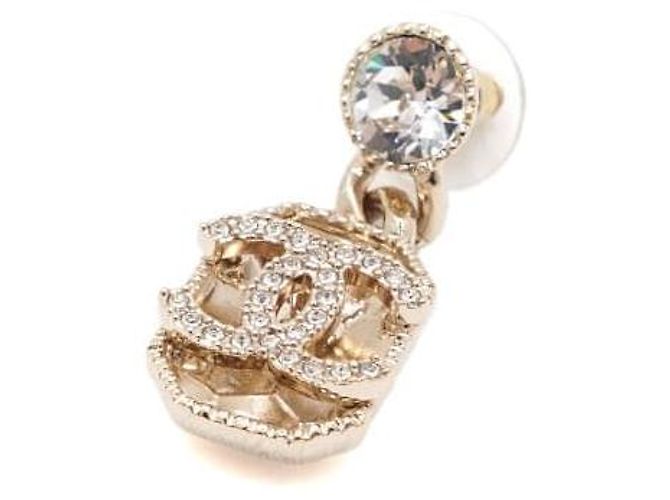 Chanel Orecchini CC placcati oro con cristalli da donna Cruise Season - vista 2