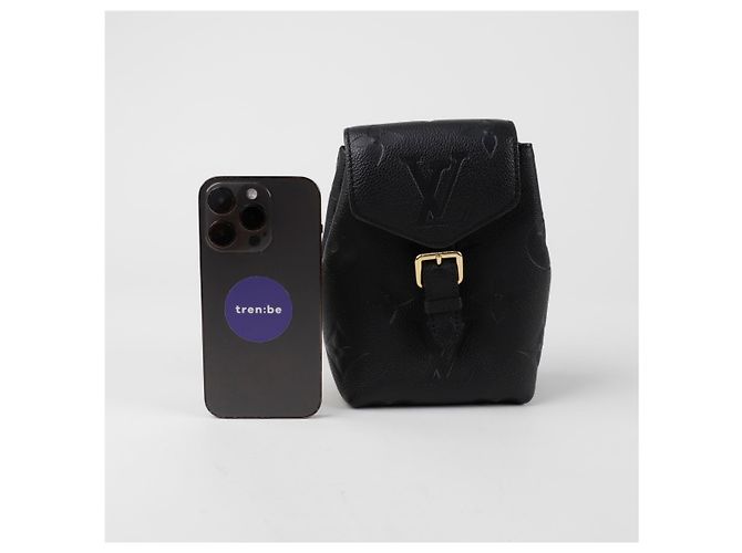 Louis Vuitton Tiny Backpack Zaino in pelle marrone - vista 7