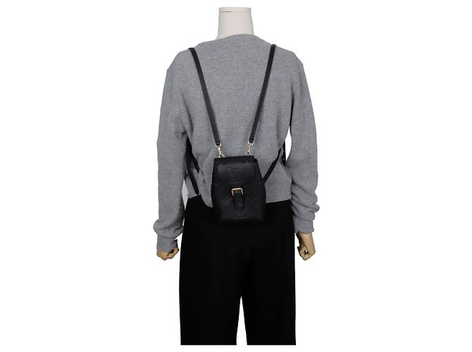 Louis Vuitton Tiny Backpack Zaino in pelle marrone - vista 9