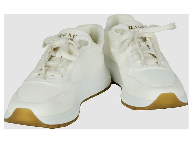 Sneakers Prada in pelle marroni uomo - vista 2