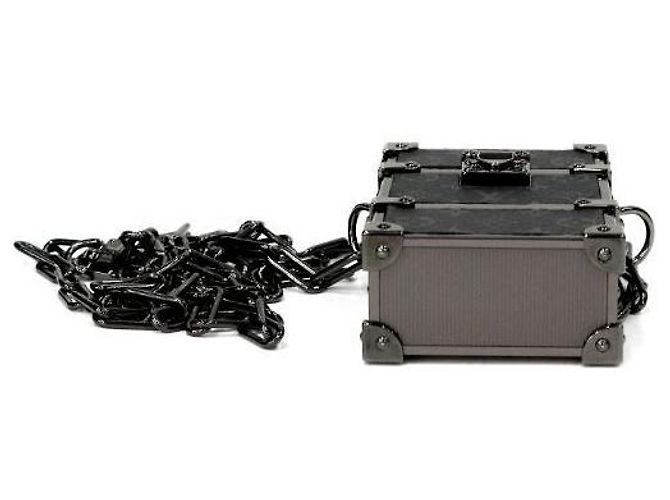 Louis Vuitton Mini Trunk Box Monogram Eclipse - vista 4