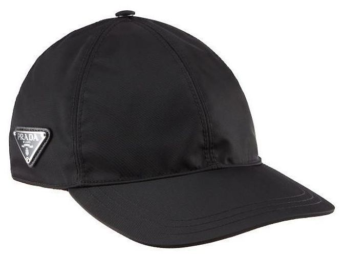 Prada Nylon Triangle Logo Baseball Cap Black - view 5