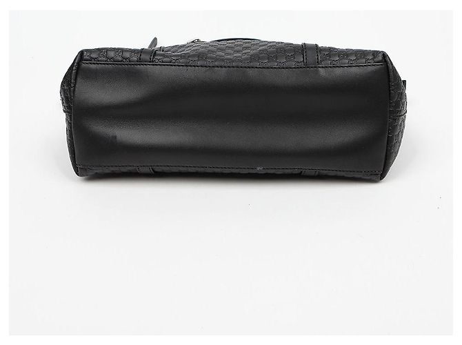 Gucci GG Micro Shima Leder Tote Bag Schwarz - Ansicht 6