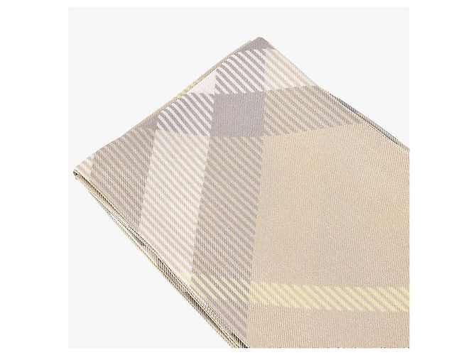 Burberry Lenço Twilly Check de seda para mulher - vista 7