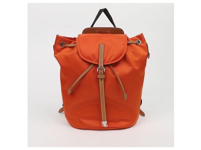 Prada Triangle Logo Backpack - view 2