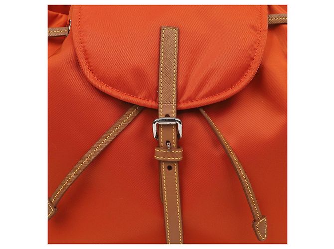Prada Triangle Logo Backpack - view 4