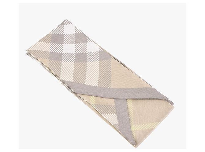 Burberry Sciarpa Skinny in seta Twill a quadri - vista 2