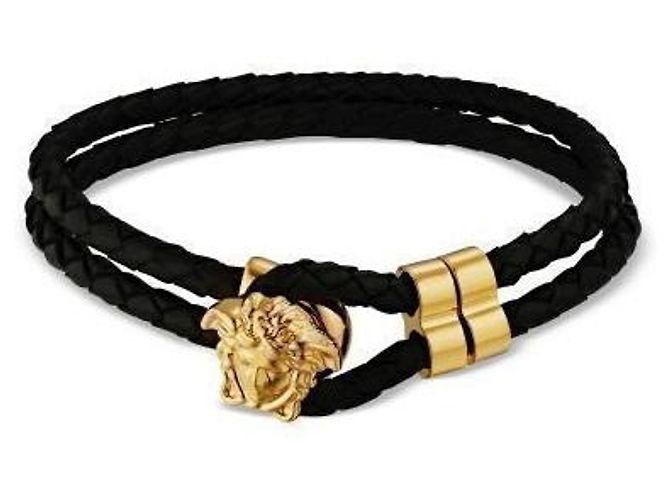 Versace Bracciale Gold Medusa Double da Uomo - vista 3
