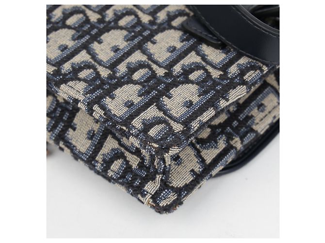 Dior Oblique Saddle Belt Pouch Blue - view 10