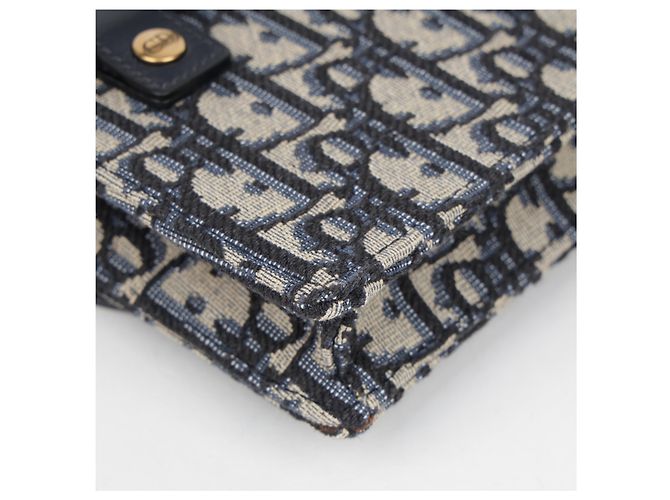 Dior Oblique Saddle Belt Pouch Blue - view 11