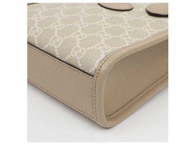 Gucci Interlocking Mini Tote Bag Beige - Ansicht 8