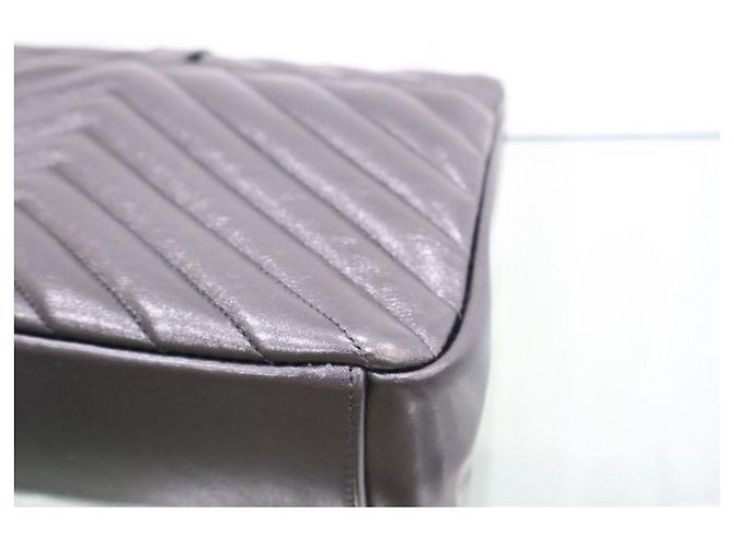 Autre Marque Borsa a spalla dorata con catena media - vista 12