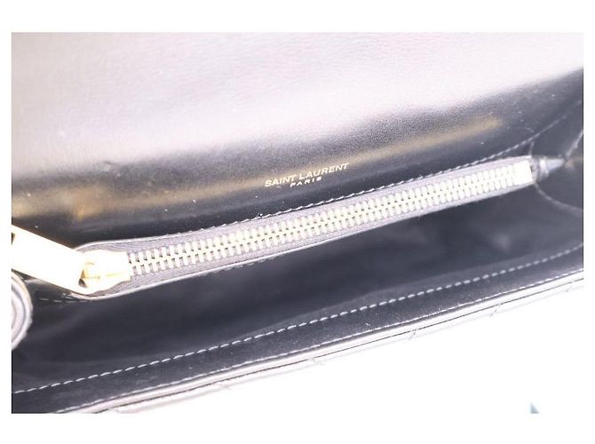 Autre Marque Borsa a spalla dorata con catena media - vista 19