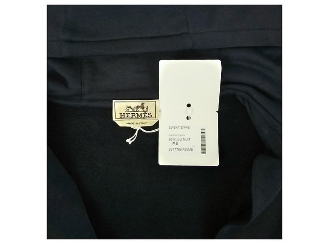 Hermès Maglione con cappuccio e zip con dettaglio Eperon d'Or en Perspective - vista 11