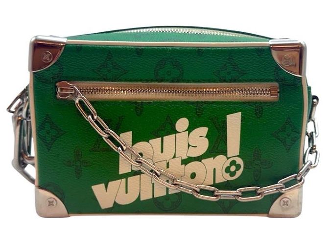 Louis Vuitton Monogram Everyday Mini Soft Trunk Green Chain Crossbody - vista 2
