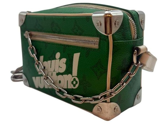 Louis Vuitton Monogram Everyday Mini Soft Trunk Green Chain Crossbody - vista 3