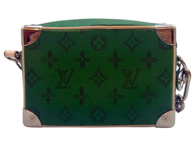 Louis Vuitton Monogram Everyday Mini Soft Trunk Green Chain Crossbody - vista 4