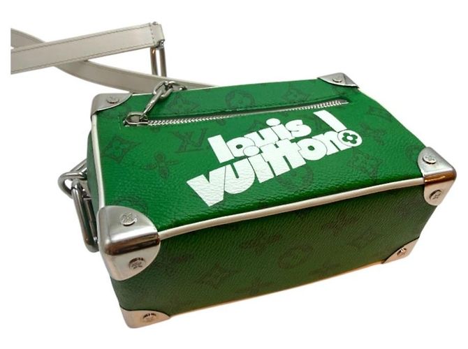 Louis Vuitton Monogram Everyday Mini Soft Trunk Green Chain Crossbody - vista 5