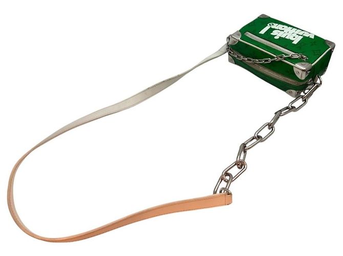 Louis Vuitton Monogram Everyday Mini Soft Trunk Green Chain Crossbody - vista 6