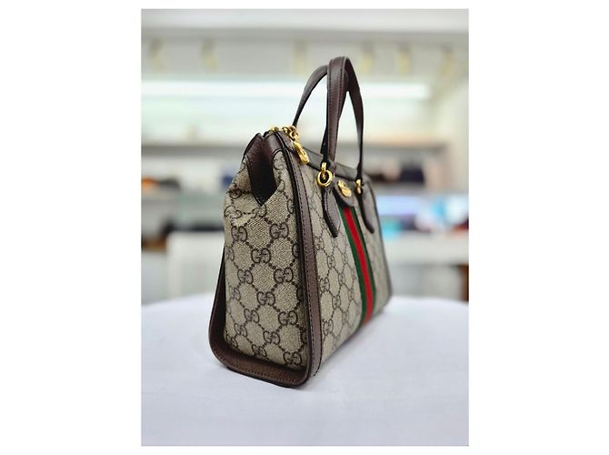 Gucci Borsa a tracolla Ophidia Small Top Handle - vista 13
