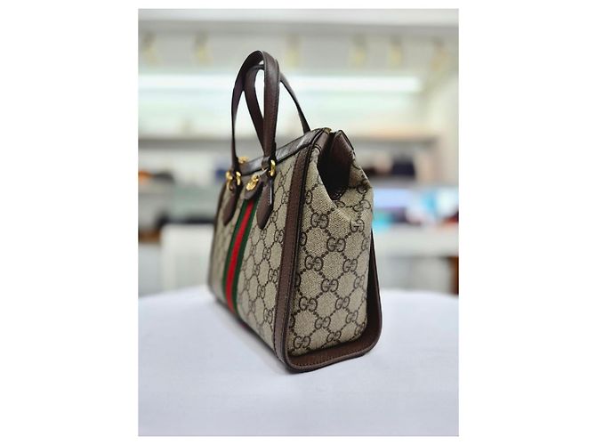 Gucci Borsa a tracolla Ophidia Small Top Handle - vista 4
