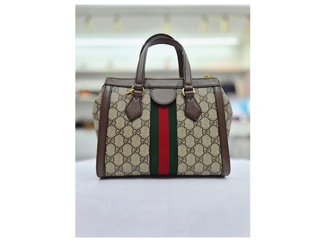 Gucci Borsa a tracolla Ophidia Small Top Handle - vista 6