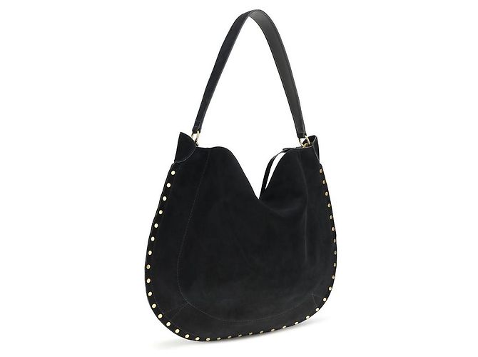 Isabel Marant Borsa a tracolla Bos Taurus in pelle di vitello nera - vista 2