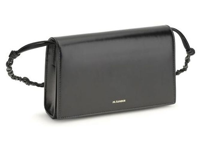 Jil Sander Cartera Bos Taurus de piel de becerro negra - vista 2