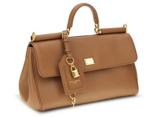 Dolce & Gabbana Borsa a tracolla Bos Taurus in pelle di vitello beige - vista 2