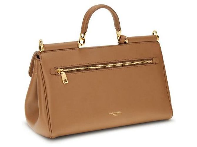 Dolce & Gabbana Borsa a tracolla Bos Taurus in pelle di vitello beige - vista 3