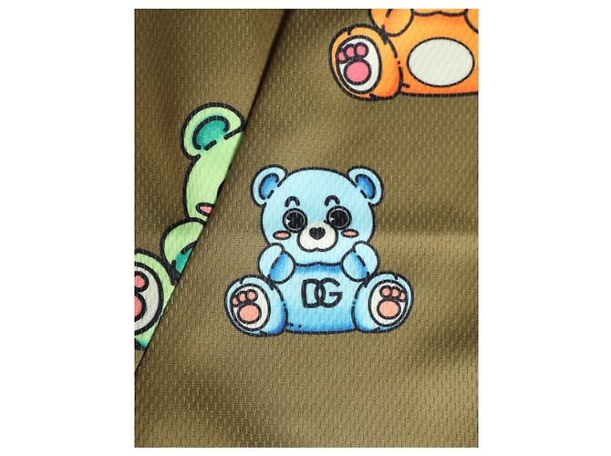 Dolce & Gabbana Passamontagna Maschera da Sci in Poliestere da Uomo Brown Bears - vista 3