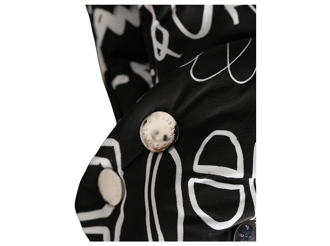 Dolce & Gabbana Cappello Capello wrap totale con stampa logo nera - vista 3