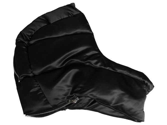 Dolce & Gabbana Black Polyester Whole Head Wrap Capello Hat - view 2