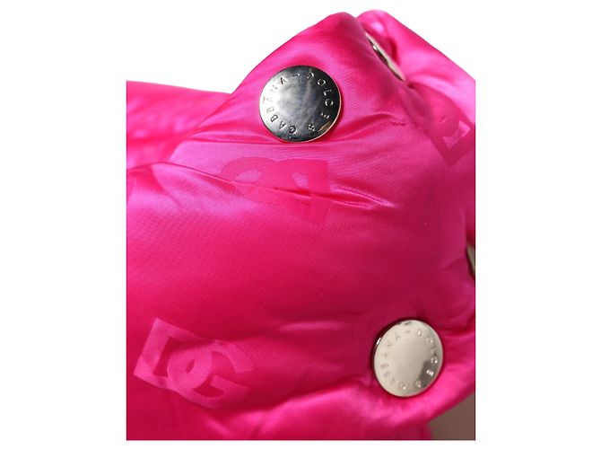 Dolce & Gabbana Cappello wrap totale da uomo con logo stampato rosa - vista 3
