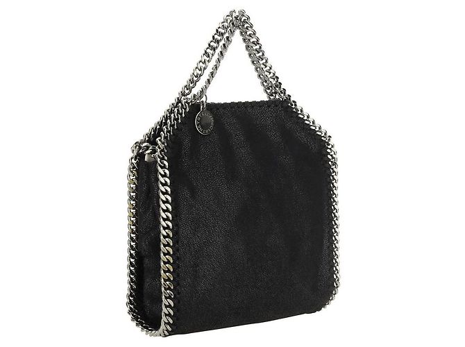 Stella Mc Cartney Borsa in poliestere nera - vista 2