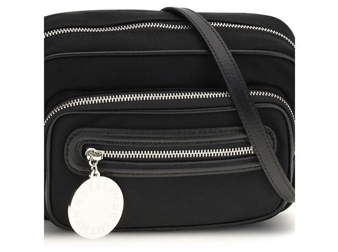 Stella Mc Cartney Borsa a tracolla in poliammide nera - vista 4