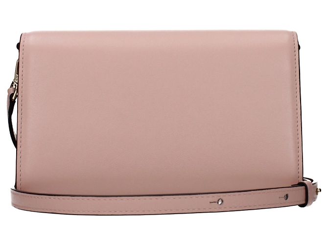 Jimmy Choo Clutch in pelle rosa - vista 3