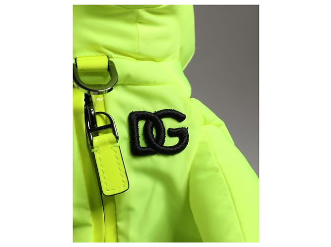 Dolce & Gabbana Borse Bag Taillengürtel mit Tier-Silhouette aus grünem Polyester - Ansicht 4