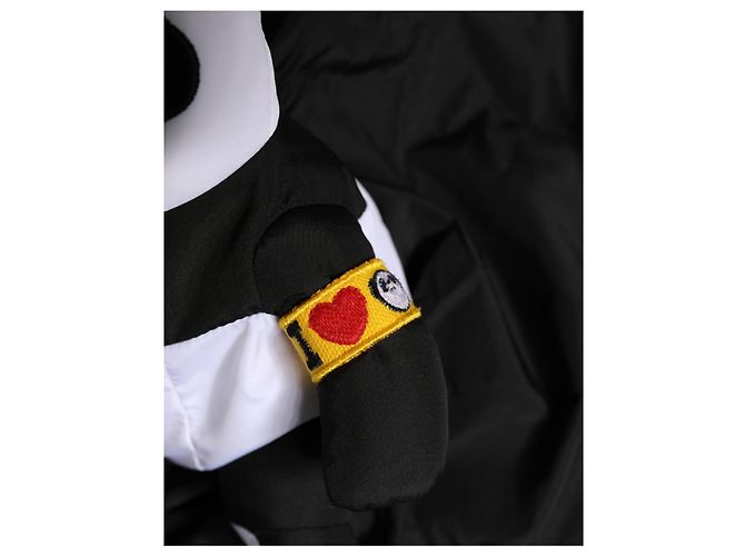 Dolce & Gabbana Men Black Polyester Panda Stuffed Ecobag Bag - view 6