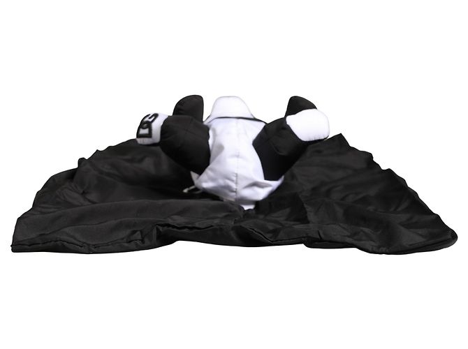 Dolce & Gabbana Men Black Polyester Panda Stuffed Ecobag Bag - view 7