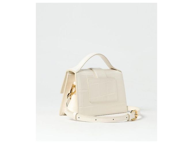 Jacquemus Borsa Ivory Cocco Le Grand Bambino - vista 2
