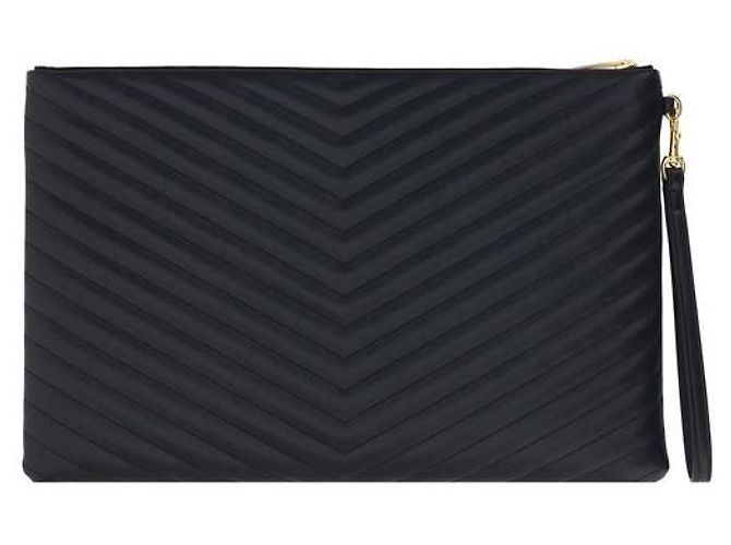 Autre Marque Accessori Bos Taurus in pelle di vitello nera - vista 2