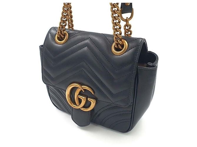 Gucci Marmont Matelassé Chain Shoulder - vista 2