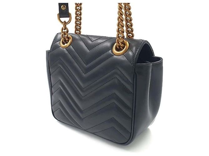 Gucci Marmont Matelassé Chain Shoulder - vista 4