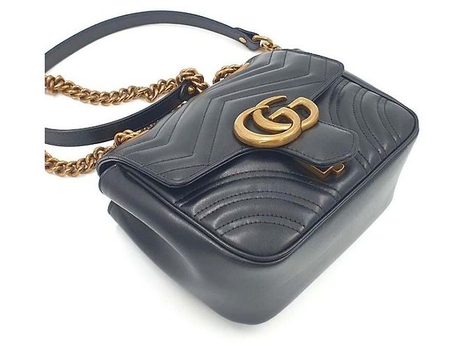 Gucci Marmont Matelassé Chain Shoulder - vista 6