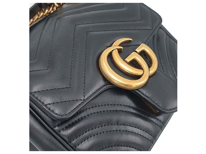 Gucci Marmont Matelassé Chain Shoulder - vista 7