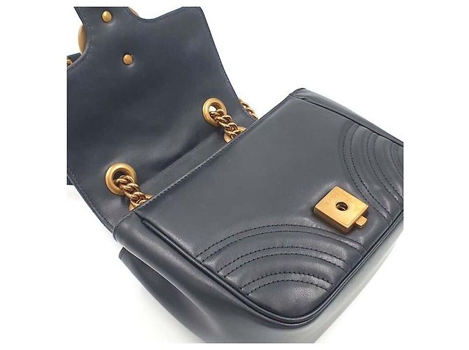 Gucci Marmont Matelassé Chain Shoulder - vista 8