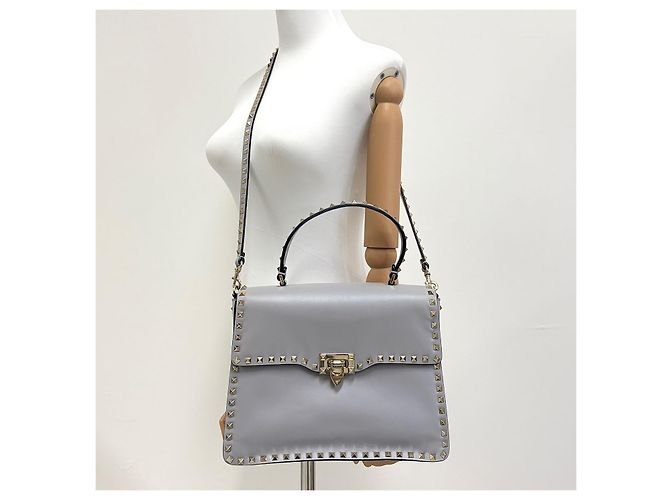 Valentino Borsa Rockstud Tote Bag Shoulder Bag - vista 2