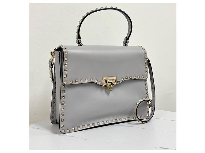Valentino Borsa Rockstud Tote Bag Shoulder Bag - vista 6